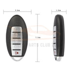 Key Entry Remote Fob 5 Buttons for Nissan Murano Pathfinder (2015–2018)