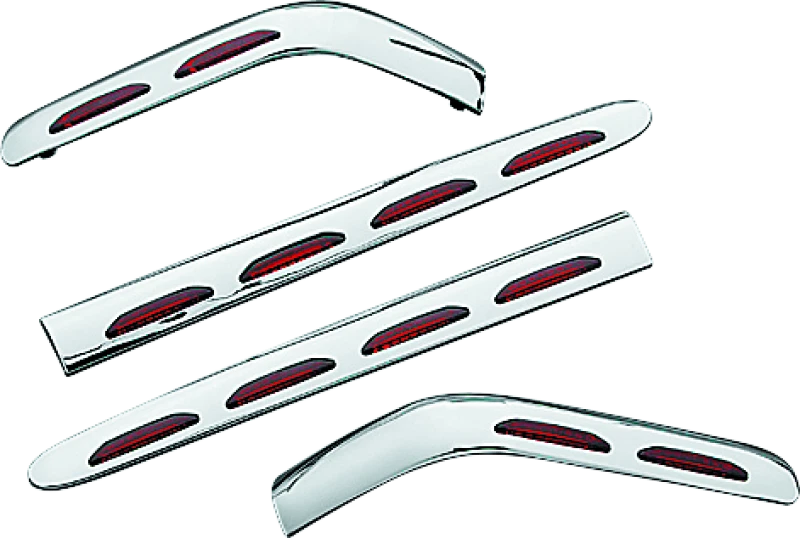 Set of 2 Kuryakyn LED Saddlebag Moldings for Honda GL1800 Gold Wing (2001–2005)