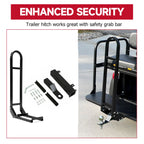Rear Seat Trailer Hitch + Safety Grab Bar for EZGO Yamaha Club Car
