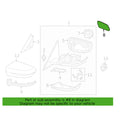 Genuine OEM Passenger Door Mirror Glass for BMW G20 G22 G23 (2019–2023)