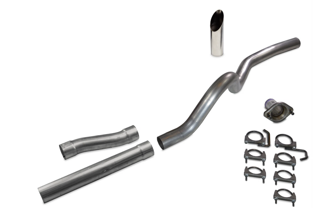 2.5" Aluminized Exhaust Kit for Jeep Wrangler TJ (2001–2006)