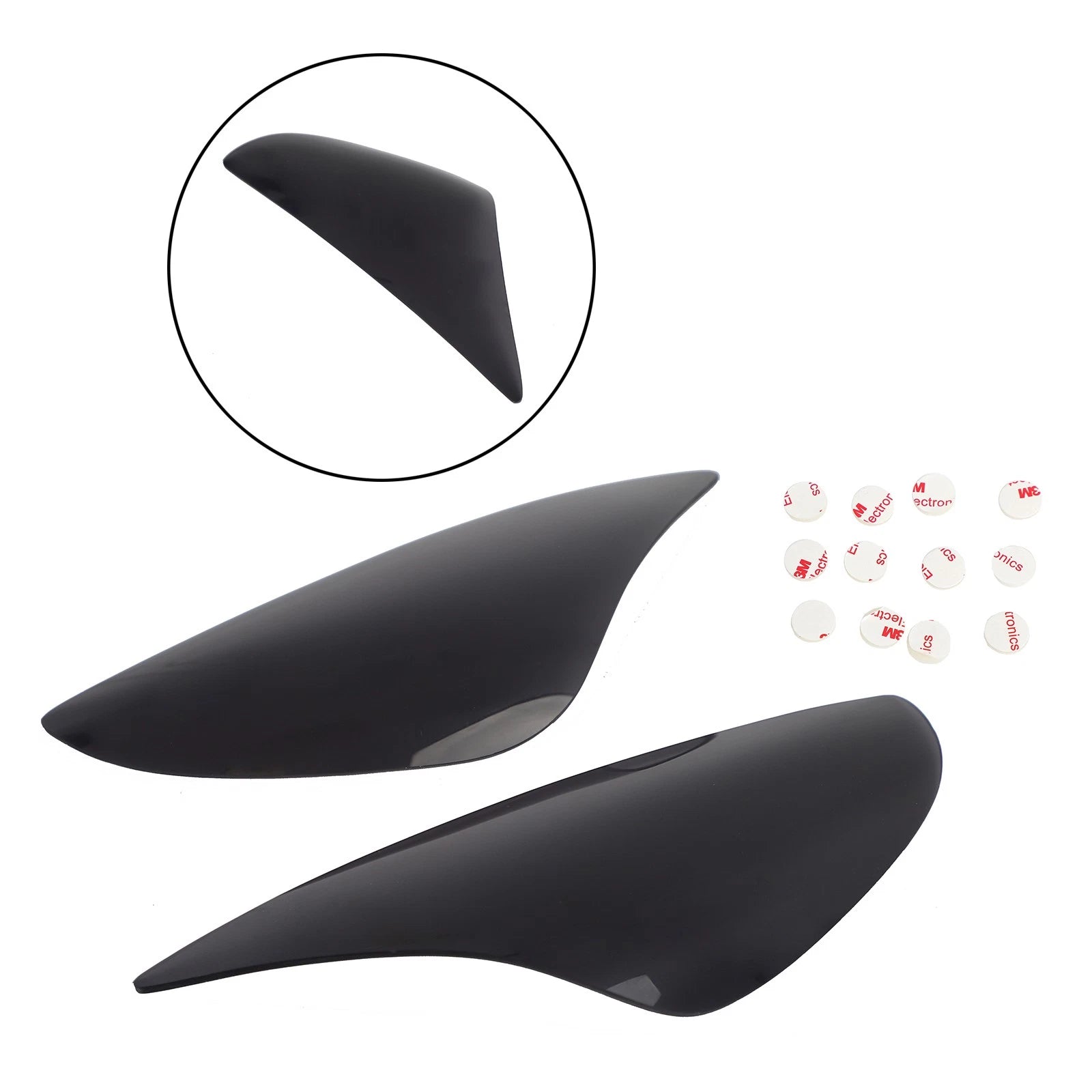 Front Headlight Lens Protection Smoke for Kawasaki ZX-6R (2005–2006)