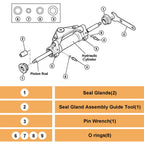 Seastar HS5157 Front Mount Hydraulic Steering Cylinder Seal Kit