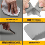 Leather Console Lid Armrest Cover for Hyundai Sonata (2015–2019) Gray Stitch
