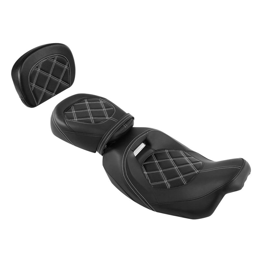 Rider & Passenger Seat w/ Pad for Harley Electra Glide (2009–2023)