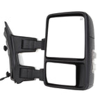 Left & Right Tow Mirrors for Ford F250/F350/F450 (1999–2007) Power Heated Smoke