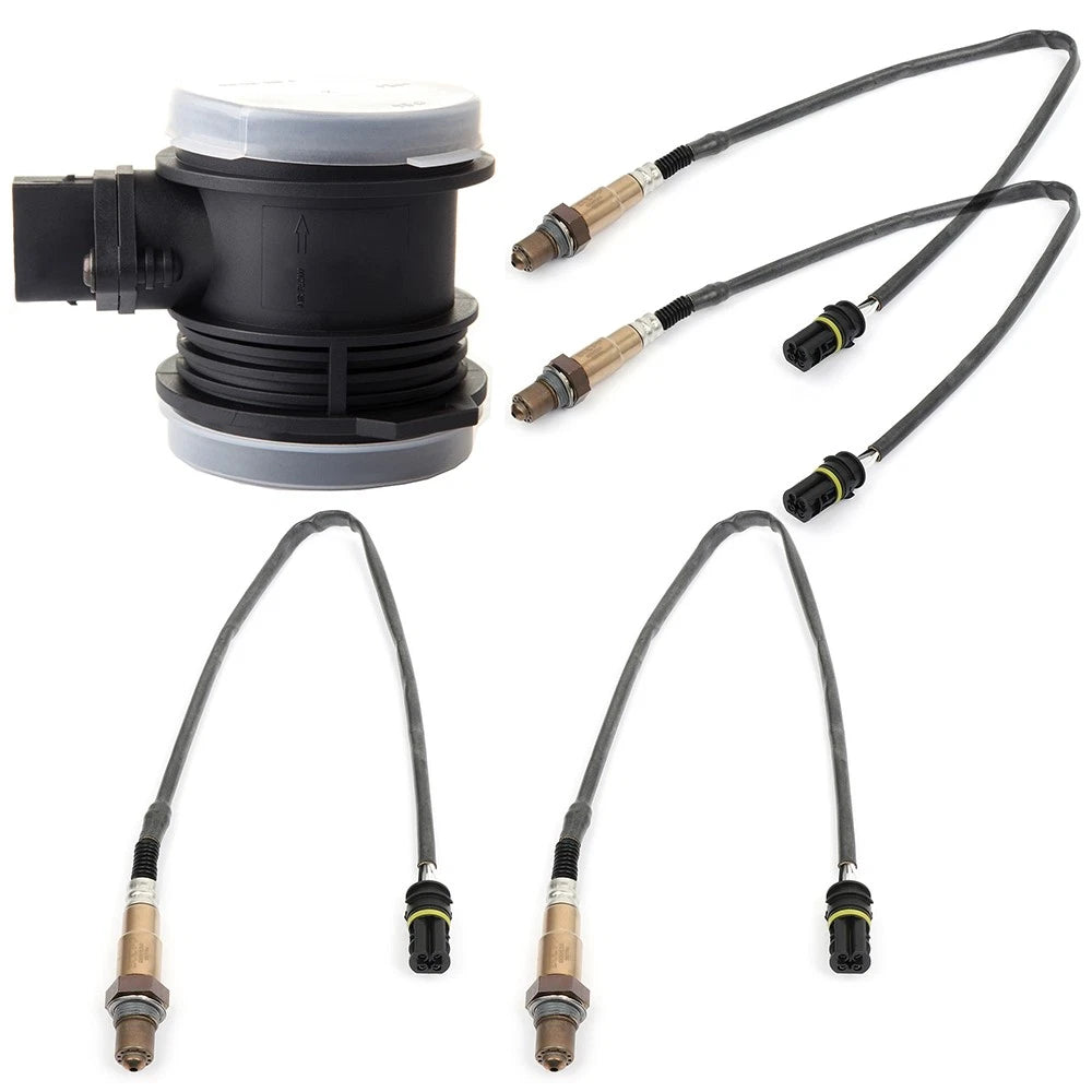 Set of 4 Oxygen O2 Sensors + MAF Sensor for Mercedes-Benz ML320 ML350