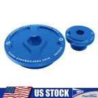 Crankcase Cover Plugs for Yamaha YFZ450X (2010–2011), YFZ450R (2009–2025)