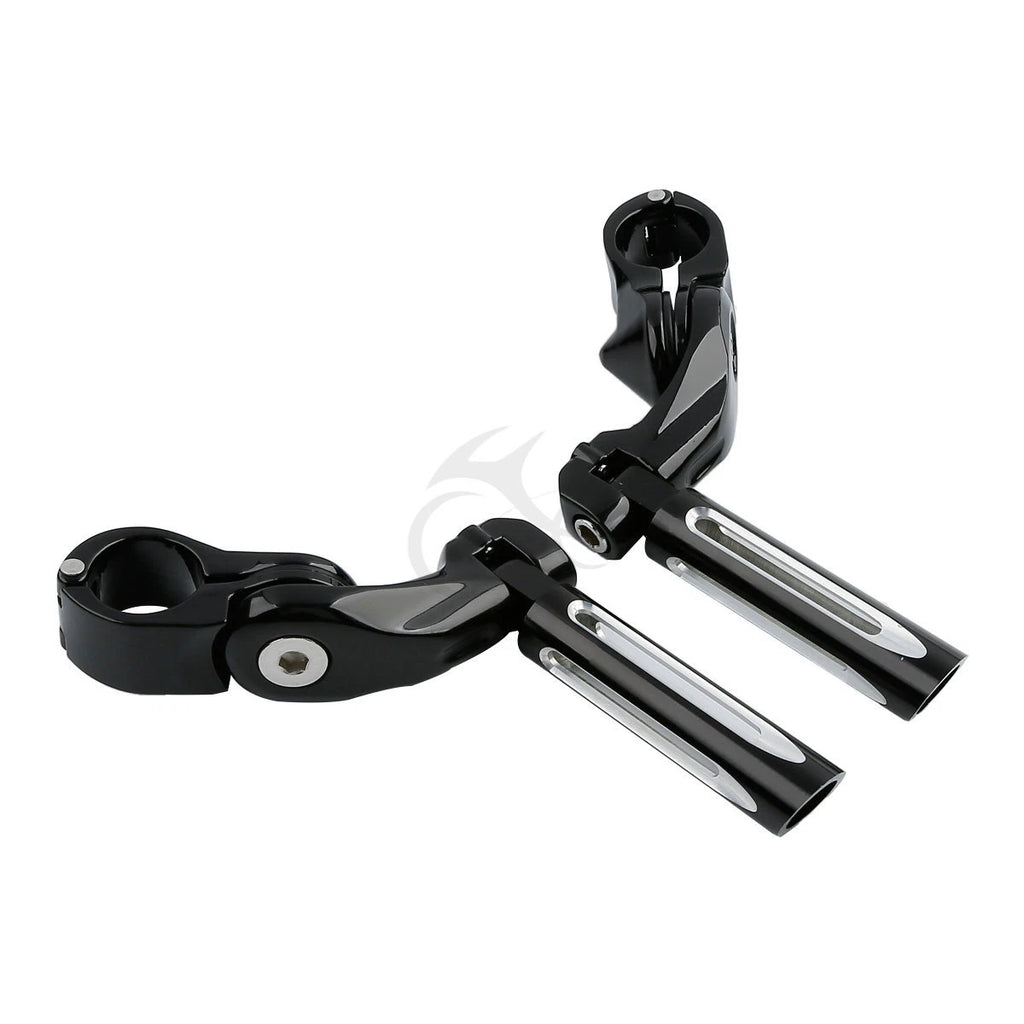 1 1/4" Black Footrest Footpeg for Harley Road Glide (2015–2023)