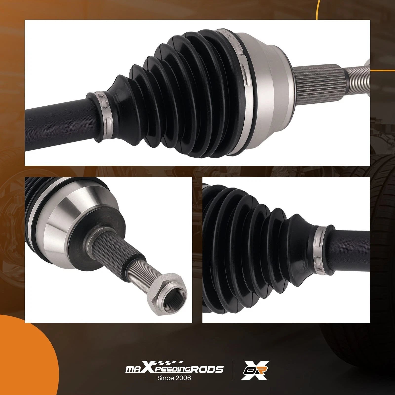 Front CV Axle Shafts for Jeep Commander, Grand Cherokee (2005-2010)