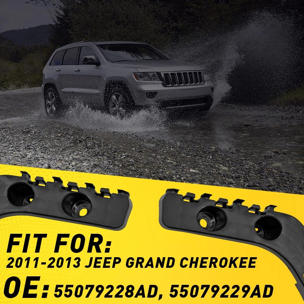 Set of 2 Front Bumper Bracket Supports for Jeep Grand Cherokee (2011-2013)