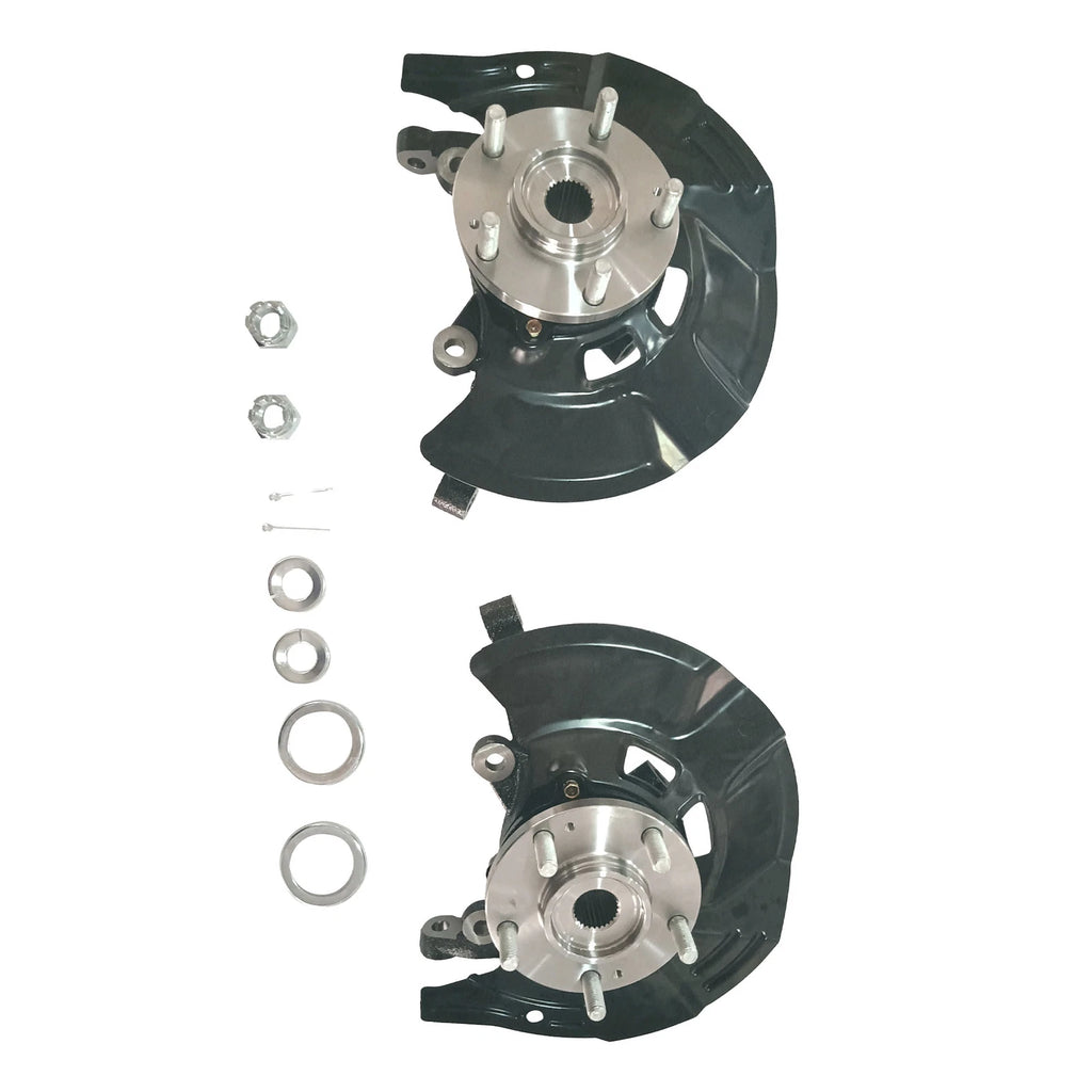2X Front Steering Knuckle & Wheel Bearing Hub Assembly for Kia Optima (2011)