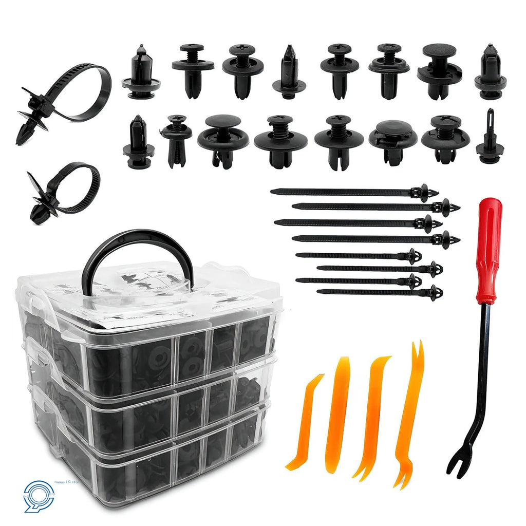 Set of 10 Push Retainers for Various Cars (Universal Fit)