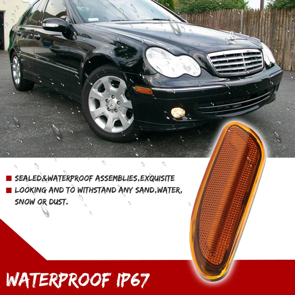 Amber Lens Front Side Marker Light for Mercedes Benz W203 C-Class (2001–2007)