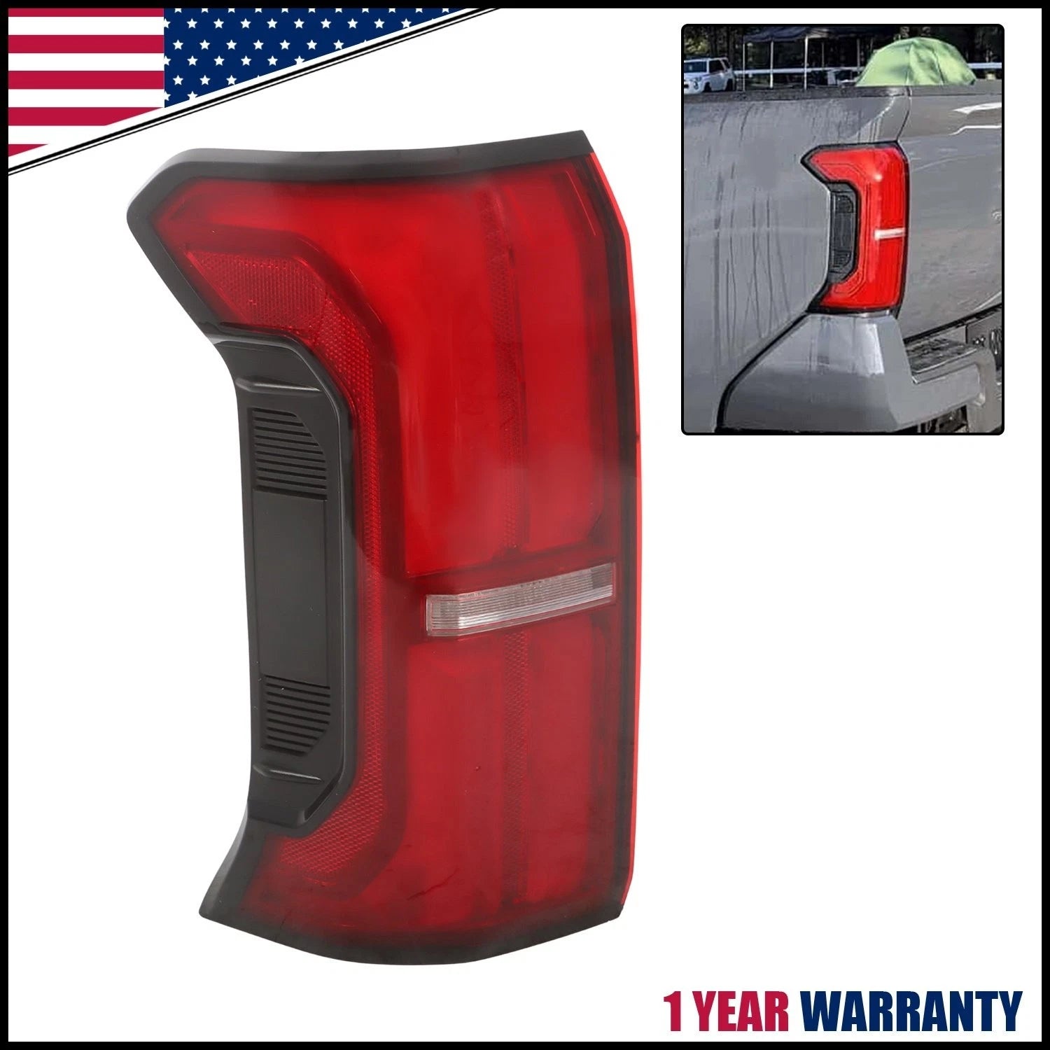 LED Tail Light for Toyota Tacoma (2024–2025) 81560AK050 Left Rear Lamp