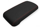 Console Lid Pull Over Cover Leather for Chevrolet Colorado (2015–2019) Red Stitch