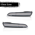 Set of 2 LED Chrome Front Side Marker Lights for Ford Fusion (2010–2012)