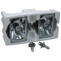 Rectangle 165mm x 100mm Crystal Headlights Lamp Halogen Conversion Kit H4 60/55w