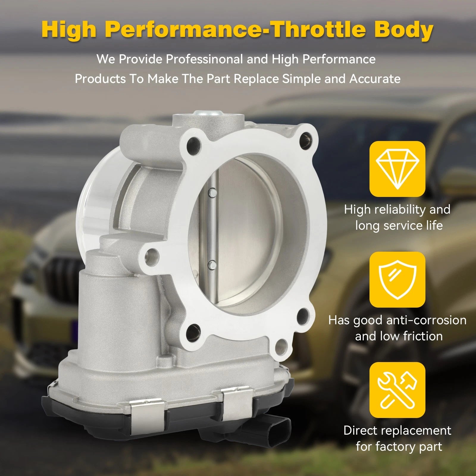 Throttle Body for Ford F-150 Expedition Explorer Lincoln Navigator 3.5L