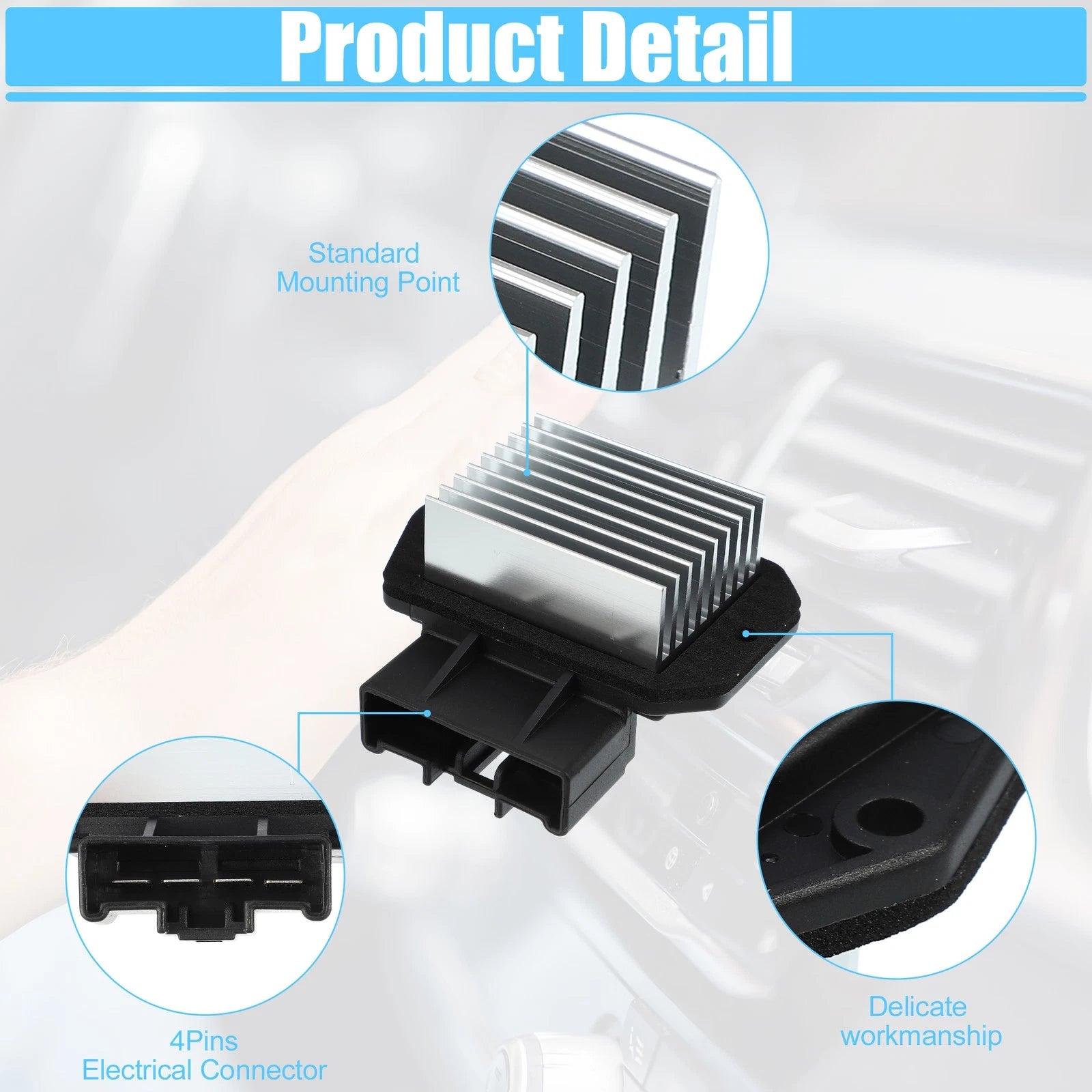HVAC Heater Blower Motor Resistor for Toyota 4Runner (2003–2009) No. 8716513010