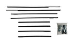 Door Window Felt Rubber Beltline Kit for 1963–1964 Chevy Impala 2DR Hardtop