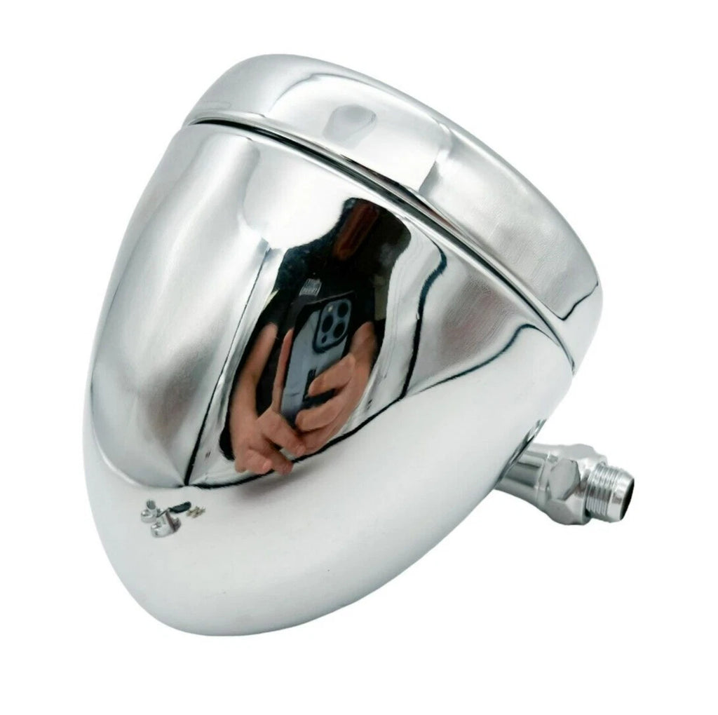 Chrome Teardrop Dummy Spot Light Outside Mount for Left or Right Side (Universal)