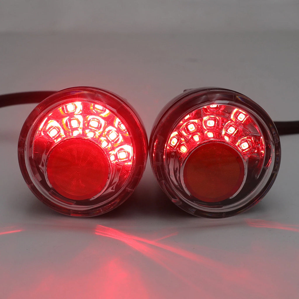 Clear LED Run Brake Turn Signal Indicator Light for Harley XL 883 1200 (1992–2017)