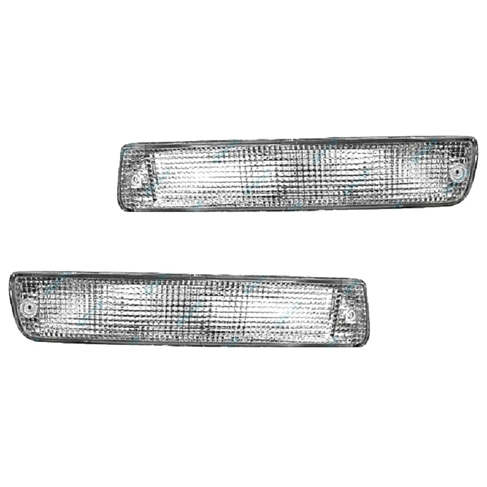 LH+RH Clear Front Indicators for Toyota Landcruiser 80 Series 90-97 Left Right