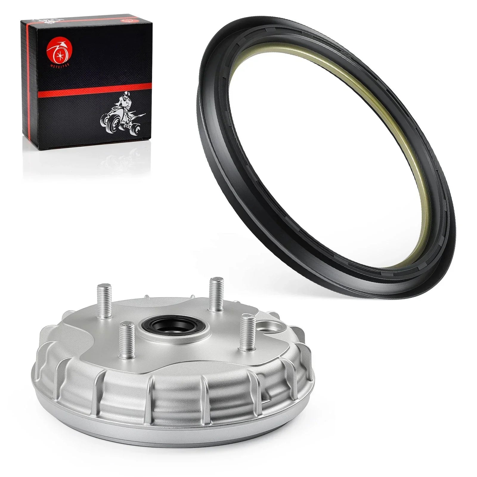 Front Brake Drum Hub & Seal for Honda Rancher 350 TM/TE (2000–2006)