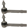Set of 2 Moog Front Outer Steering Tie Rod Ends for Tesla S X (2016–2023)