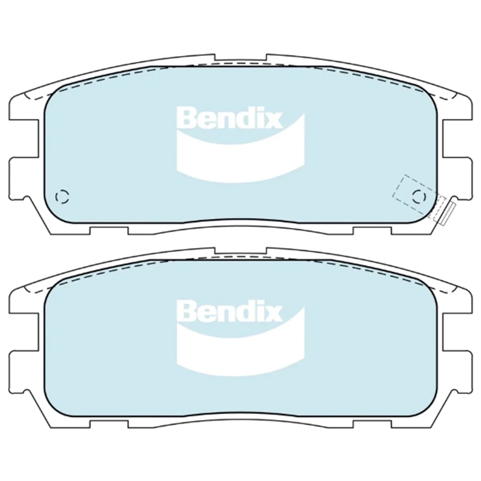 4WD Rear Disc Brake Pad Set for Isuzu MU UCS55 UCS69 (1990-1996)