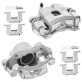 Pair Front Brake Calipers with Bracket for Nissan Pickup (1991–2004)
