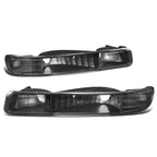 Bumper Signal Light for GMC Sierra/Yukon (1999–2006) Black Housing Crystal Clear