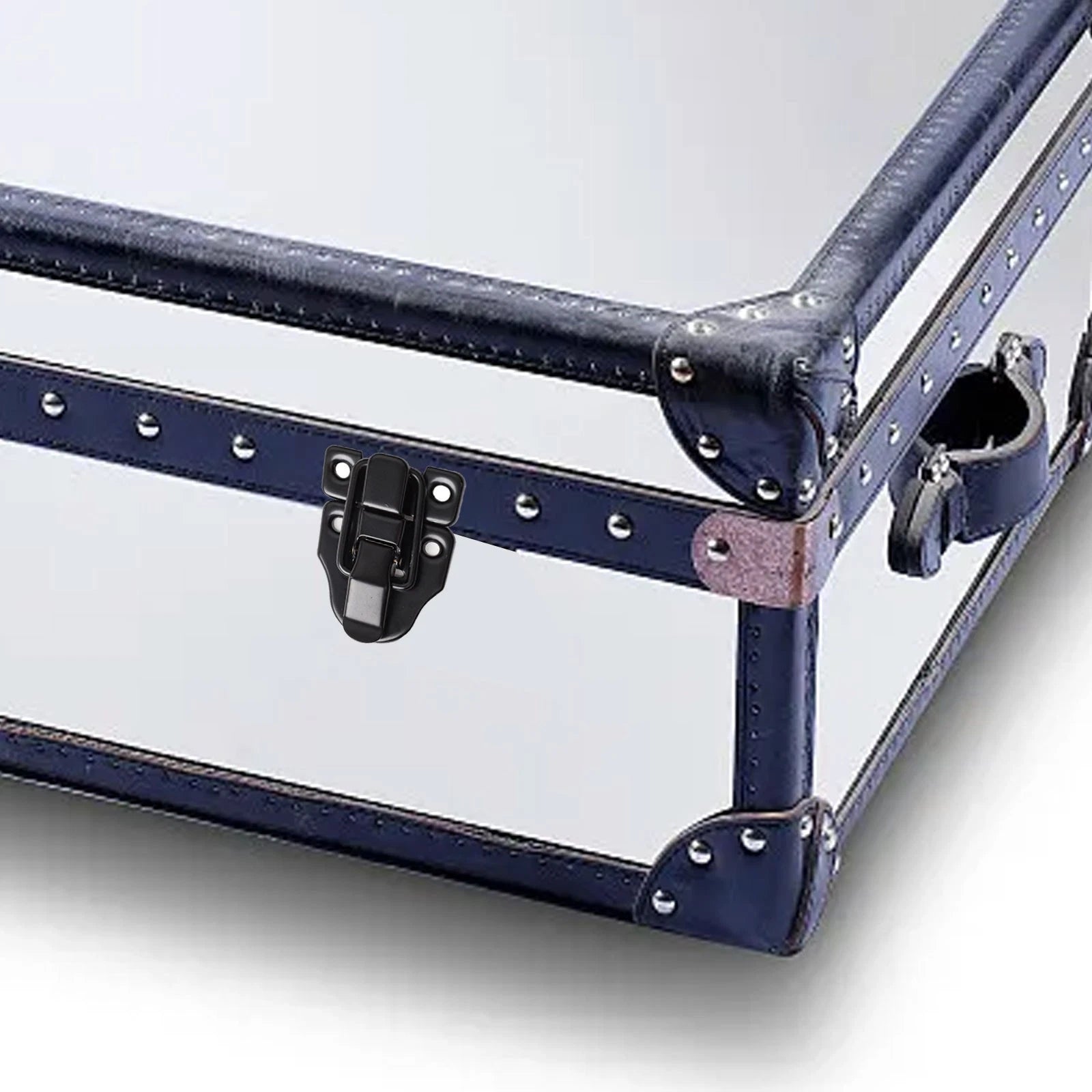 2 Pack Duckbill Latches for Tool Boxes (Sturdy Iron, Hardened Screws)