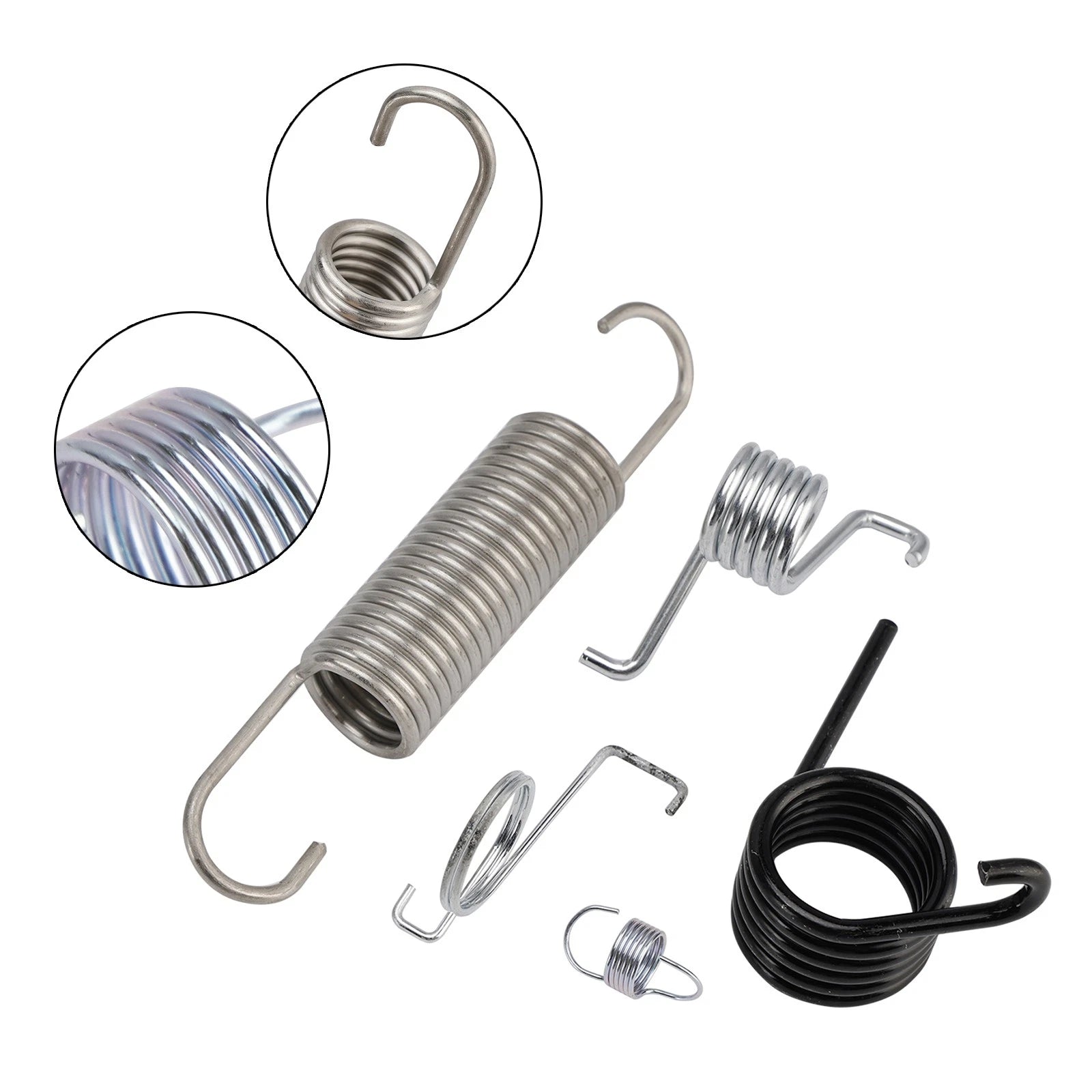 Set of 2 Kick Starter Return Springs & Clips Jw8-F7316-00-00 for Yamaha Golf Cart (2012–Present)