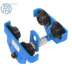Heavy Duty Push Beam Trolley for Adjustable Lifting (2200 lbs)
