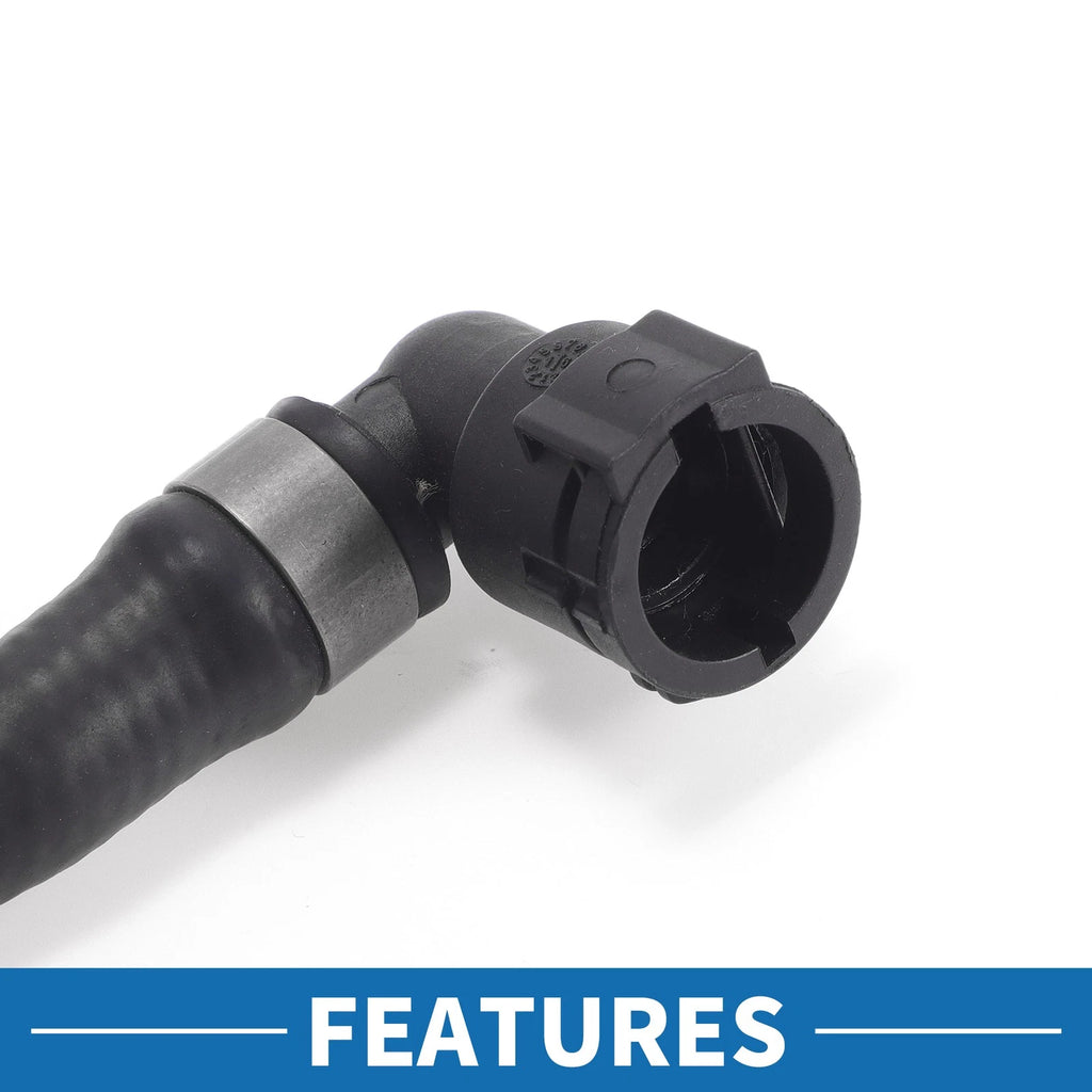 Engine Radiator Hose No. 17127534527 for BMW 750i (2006–2008) Rubber Black