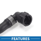 Engine Radiator Hose No. 17127534527 for BMW 750i (2006–2008) Rubber Black