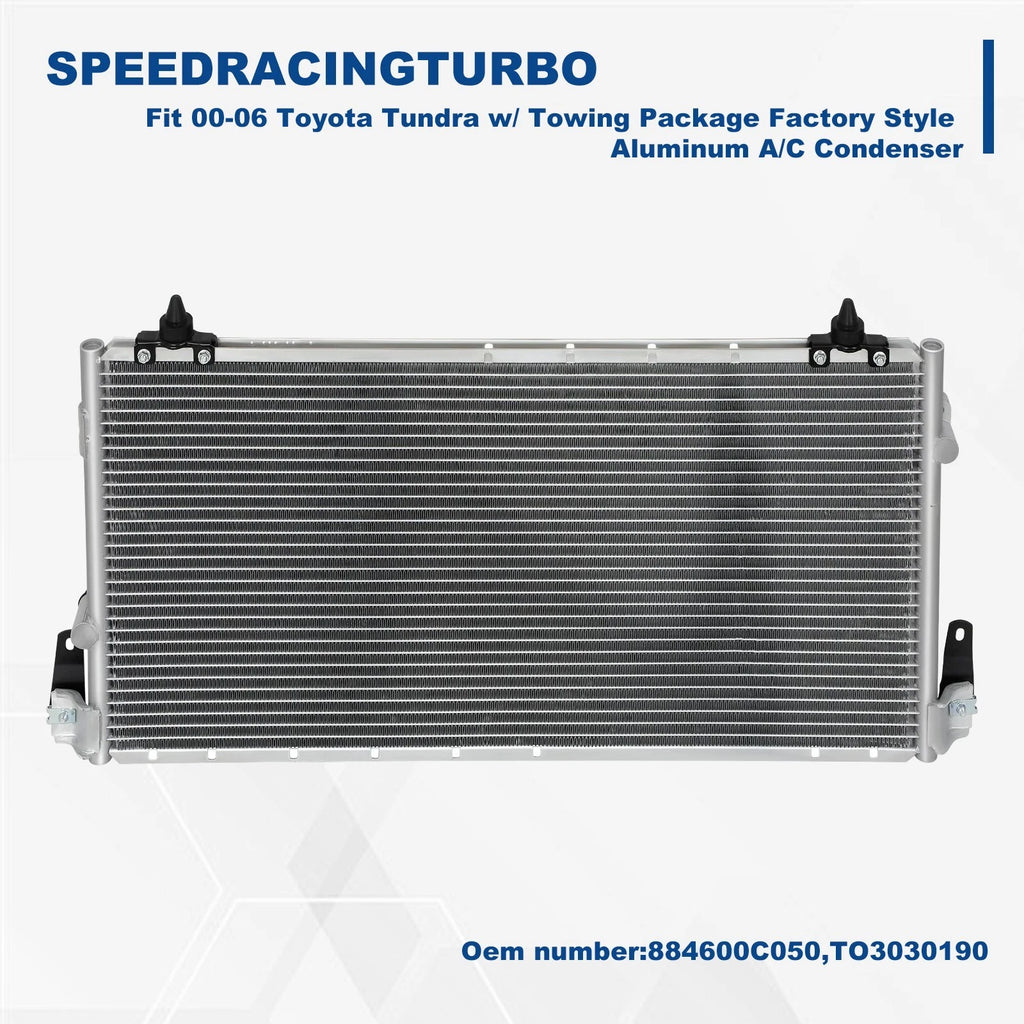 A/C Condenser for Toyota Tundra (2000–2006) w/ Towing Package