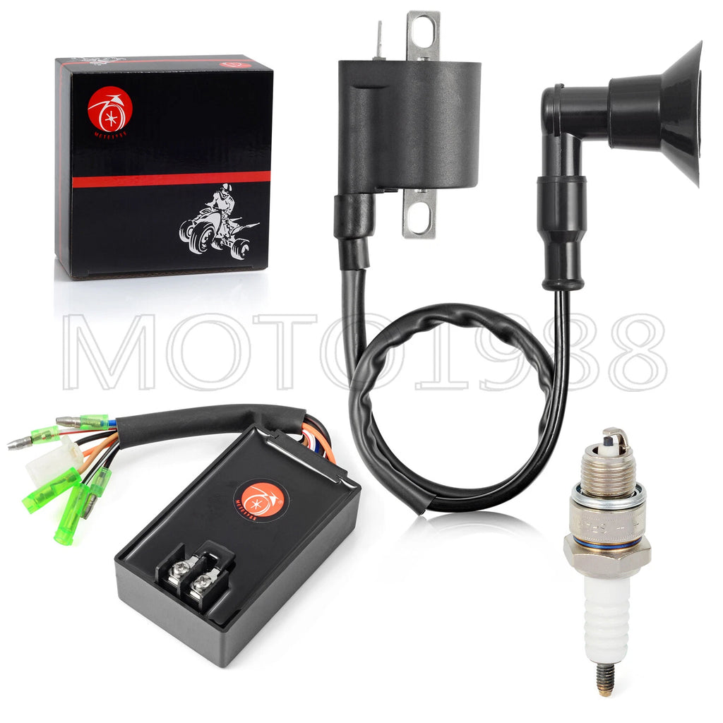 CDI Module Box Ignition Coil & Plug for Polaris Sportsman 90 (2003-2006)