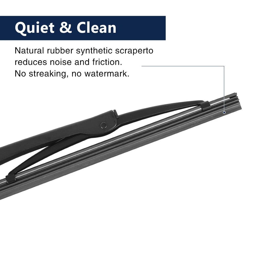 Set of 2 Rear Windshield Wiper Blade Arms for Suzuki Forenza (2004–2008) 14 Inch