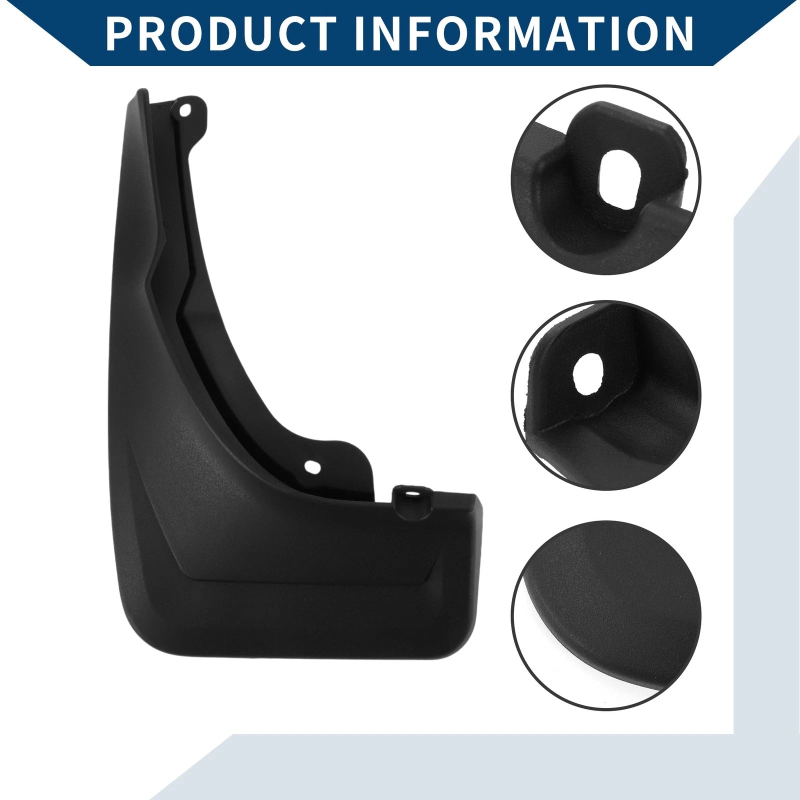 Set of 2 Mud Flaps Splash Guards for Mercedes-Benz GLC (2023)
