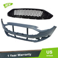 Front Bumper Cover Grille Honeycomb Trim for Ford Fusion (2017–2018)