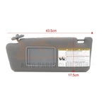 Driver Left Sun Visor for Toyota Tacoma (2005-2015) Med Gray with Extension