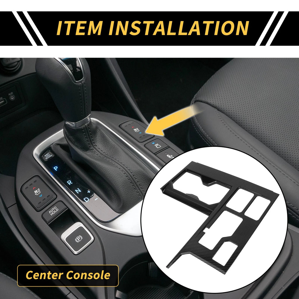 Carbon Fiber Gear Shift Frame Panel Cover for Toyota Tundra (2022–2024)