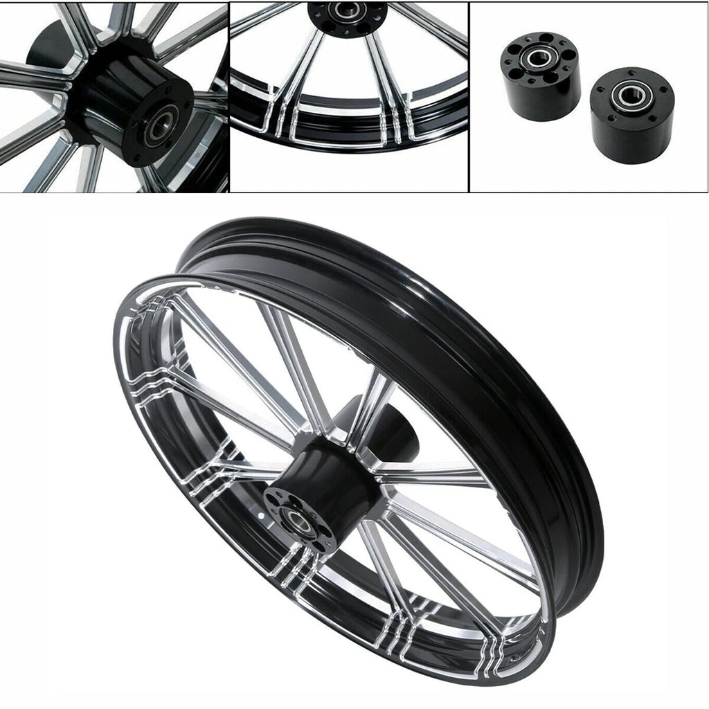 21" x 3.5" CNC Front Wheel Rim Hub Dual Disc for Harley Touring (1997–2021)