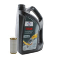 5L Fuchs Titan Supersyn LL 5W-40 Engine Oil Change Kit for Audi A6 Quattro (2012–2018)
