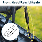 2X Hood Tailgate Lift Supports Struts for Toyota Land Cruiser (1998–2007)