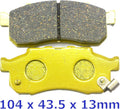 Front Rear Brake Pads for Honda Pioneer 500 SXS500M2 520 700 SXS700M2 M4
