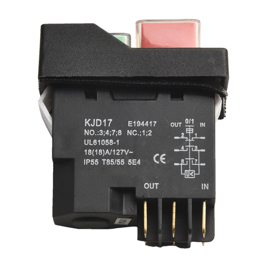 Electromagnetic Safety Pushbutton Switch for KJD17 (Compatible with Saws)